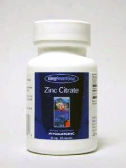 Arg's Zinc Citrate 25mg 60 Caps