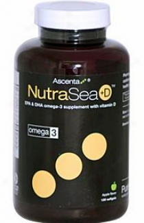 Ascenta's Nutra Sea +d Apple Flavor 120 Softgrls