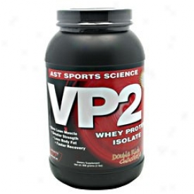 Ast Sport's Vp2 Whey Protein Ieolate Double Rich Chocolate 2lb