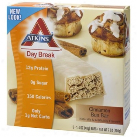 Atkins Day Break Bar Cinnamon Bun 5/bx