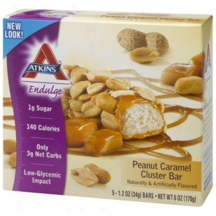 Atkins Endulge Bar Peanut Caramel Cluster 5/bx