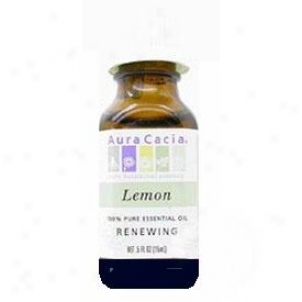 Aura Cacia's Essential Oil Lemon .5oz