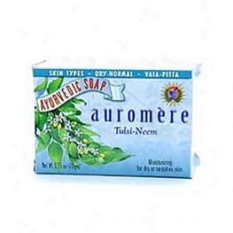 Auromre's Soap Tulsi-neem Ayurvedic Bqr 2.75oz