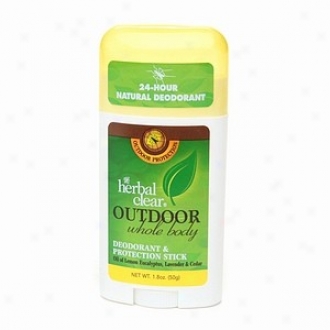 Aurora's Herbal Clear Outdoor Whole Body Deodorant Stick 1.8oz