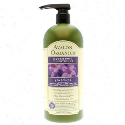 Avalon Organic's Conditioner Lavender Nourish Therapeutic 32 Fl Oz