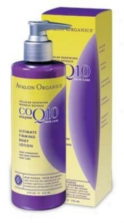 Avalon Organic's Coq10 Ultimate Firming Body Lotion 8oz
