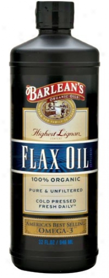 Barlean Lignan Flax Oil 16oz