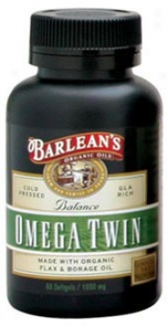 Barlean Lignan Omega Twin (flax/borage Combo) 1000mg 60caps