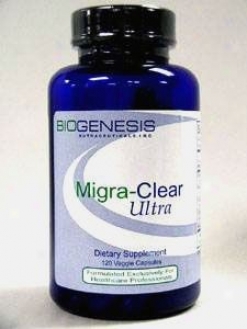 Biogenesis Nutrzceutical's  Migra-clear Ultra 120 Vcaps