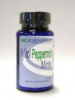 Biogneesis Nutraceutical's  Xylitol Peppermint Mints 90 Cnt