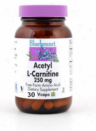 Bluebonnet's Acetyl L-carnitine 250 Mg 30vcaps