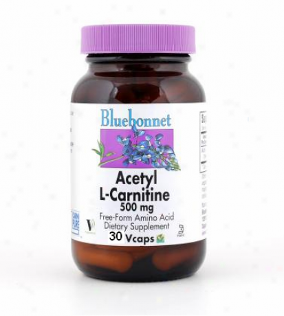 Bluebonnet's Acetyl L-carnitine 500 Mg 30vcaps