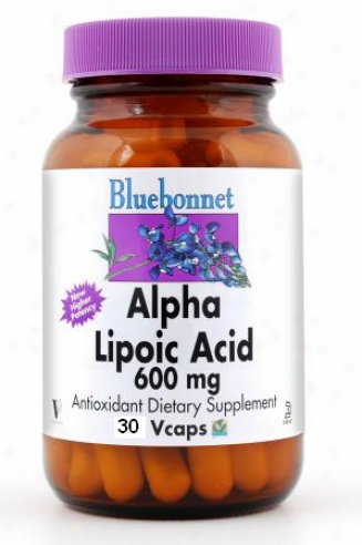 Bluebonnet's Alpha Lipoic Acid 600mg 30vcaps