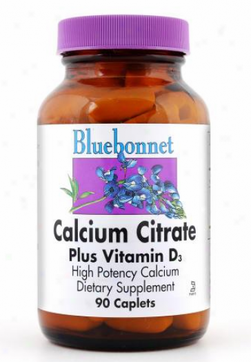 Bluebonnet's Calcium Citrate W/ Vit. D 90caps