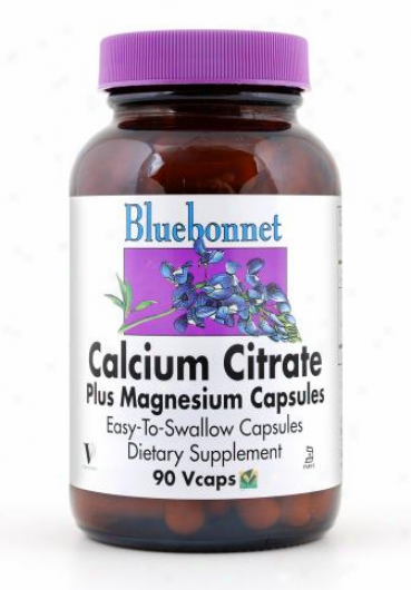Bluebonnet's Calcium Citrate W/mag 90vcaps