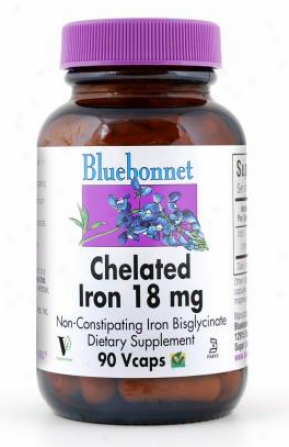 Bluebonnet's Chelated Iron 18 Mg 90caps