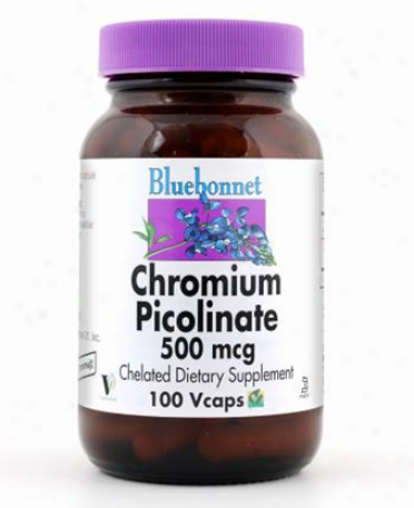 Bluebonnet's Chromium Piconate 500mcg 100vcaps