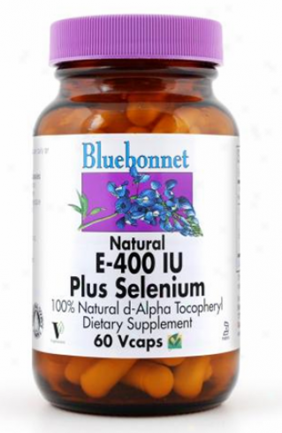 Bluebonnet's Dry Vit- E-400 I.u. More Selenium 60vcaps