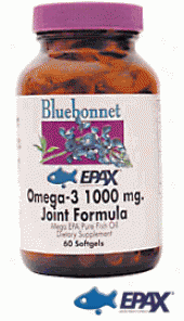 Bluebonnet's Epax Omega -3 - 1000mg. Joint Formula  120sg