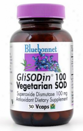 Bluebonnet's Glisodin 100mg. Veg S.o.d. Complex  30vcaps