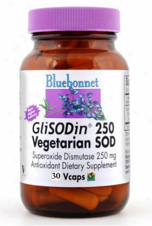 Bluebonnet's Glisodin 200mg. Vegg S.o.d. Complex 30vcaps