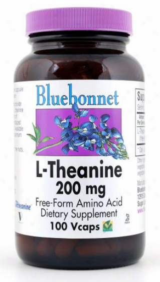 Bluebonnet's L-theanine 200mg 109vcaps
