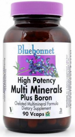 Bluebonnet's Multi Minersls Plus Boron   90vcaps