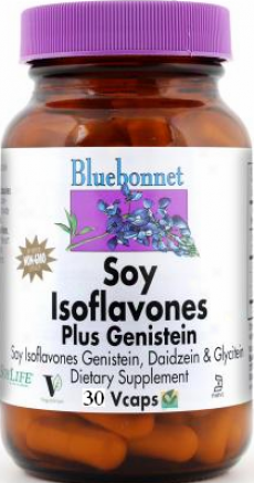 Bluebonnet's Soy Isoflavones  Plus Genisteni 30vcaps