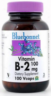 Bluebonnet's Vitamin B-2 100 Mg 100caps