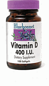 Bluebonnet's Vitamin D 400 I.u. 250sg