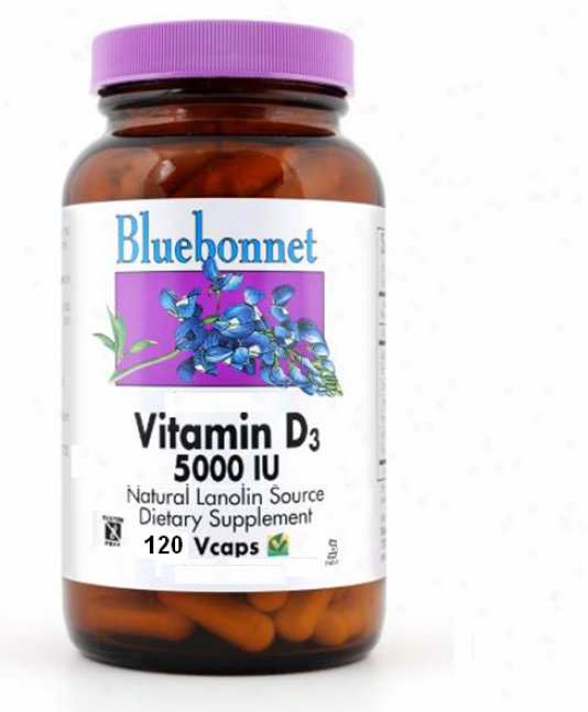 Bluebonnet's Vitamin D3 5000iu 120vcaps