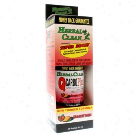 Bng's Herbal Clean Cleansing Formula Strawbedry & Mango 20 F Oz