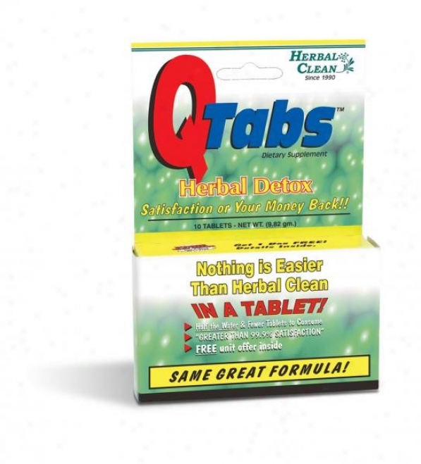 Bng's Herbal Clean Q-tabs One-hour 10tabs