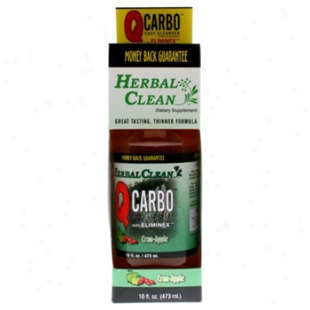 nBg's Herbal Clean Qcarbo Fast Cleansing Frmla Pomegranate-cherry 16oz