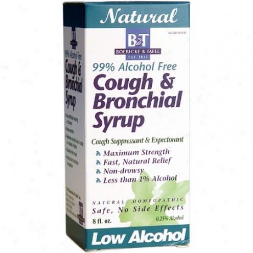 Boericke Tafel's Cough & Bronchial Syrup 99% Alcohol Free 8 Fl Oz