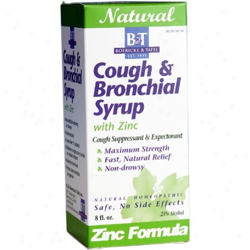 Boericke Tafel's Cough & Bronchial Syrup W/ Zinc 8 Fl Oz