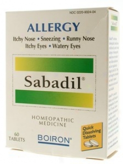 Boiron Medicines Sabadil 60tabs