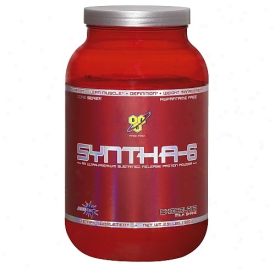 Bsn's Syntha-6 Sustained Release Protein Powder Chocolate 2.91lb