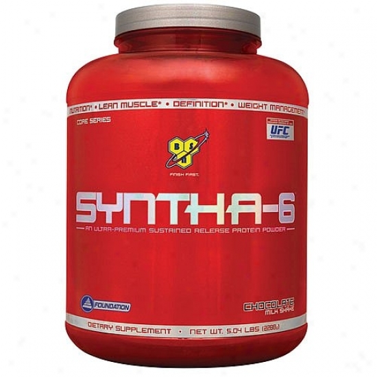 Bsn's Syntha-6 Sustained Release Protein Powder Chocolate 5lb