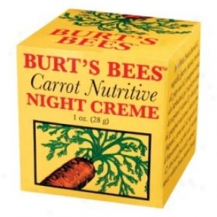 Burt's Bees Carrot Nutritive Night Creme 1oz