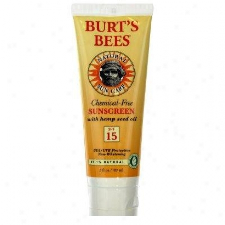 Burt's Bees Chemical Free Sunscreen Spf-15 3oz