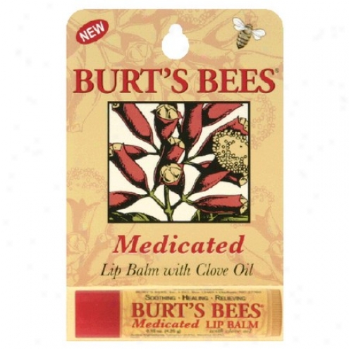 Burt's Bees Medicated Lip Balm Clove Oil 0.15oz
