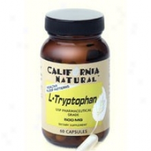 California Natural's L-tryptophan 500 Mg 30 Capsules