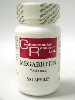 Cardiovascular's Megabiotin 7500mcg 50caps