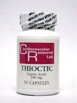 Cardiovascular's Thioctic Lipoic Acid 100mg 50capx