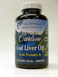 Carlson Lab's Cod Liver Oil Low Vit A Lemon 150sgels