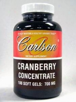 Carlson Lab's Cranberry Concentrate 700 Mg 100 Gels