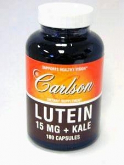 Carlson Lab's Lutein 15mg W/ Kale 180caps