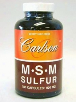 Carlson Lab's Msm Sulfur 180 Caps
