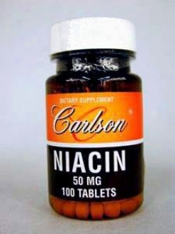 Carlson Lab's Niacin 50 Mg 100 Tabs